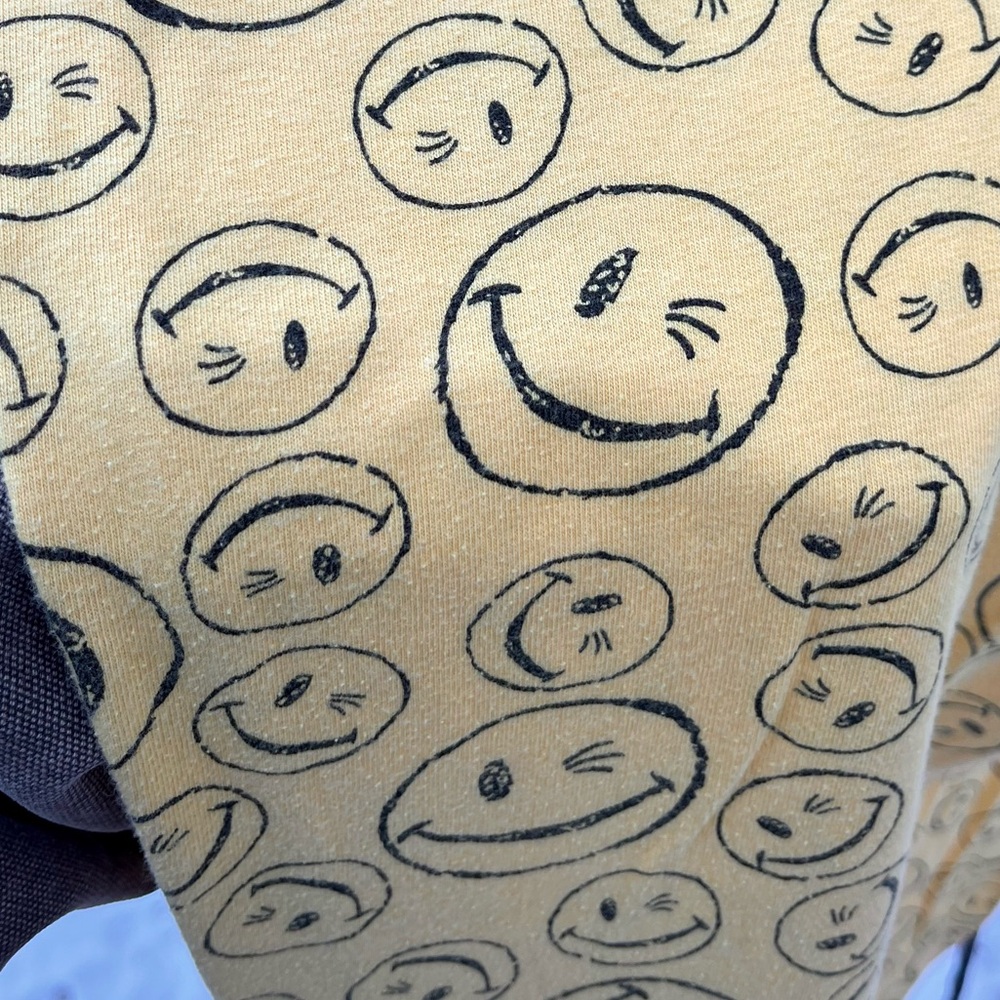 90s Joe Boxer Smiley Face Pajamas 2-Piece Set Womenโs Size XL - Picture 13 of 15